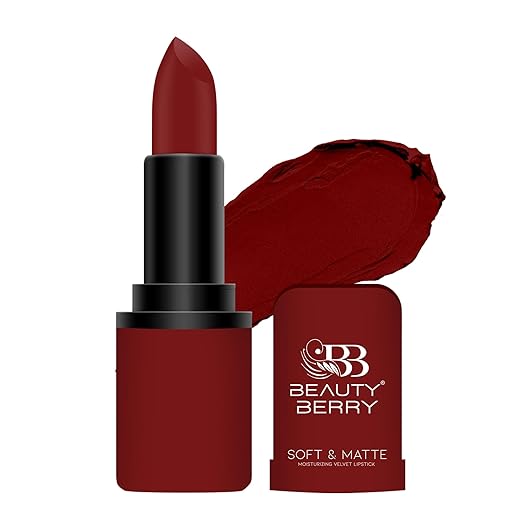 Beauty Berry Soft & Matte Lipstick 01 Velvet Red - 4 gms