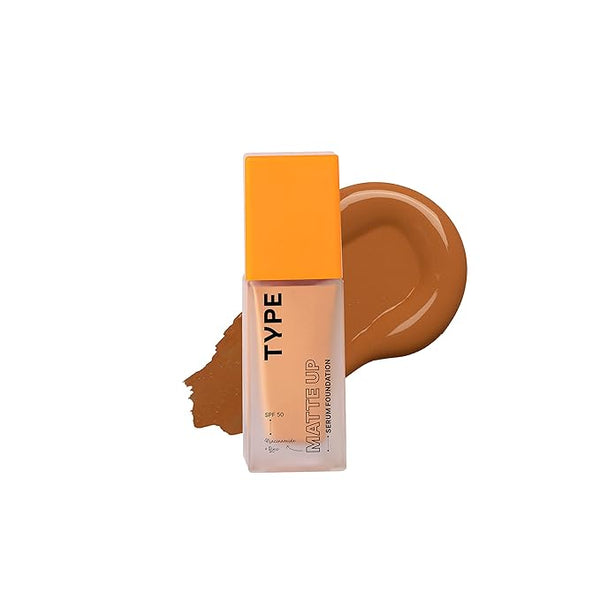 Type Beauty Matte Up Serum Foundation 338 Cinnamon - 150 gms