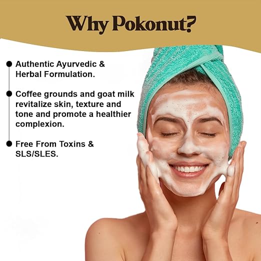 Pokonut Coffee-Goat Milk Detan Soap - 100 gms