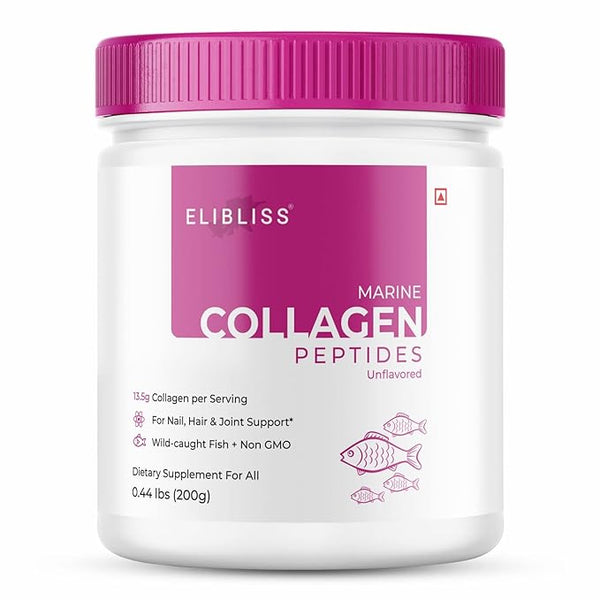 Elibliss Marine Collagen Peptides Unflavoured - 200 ml