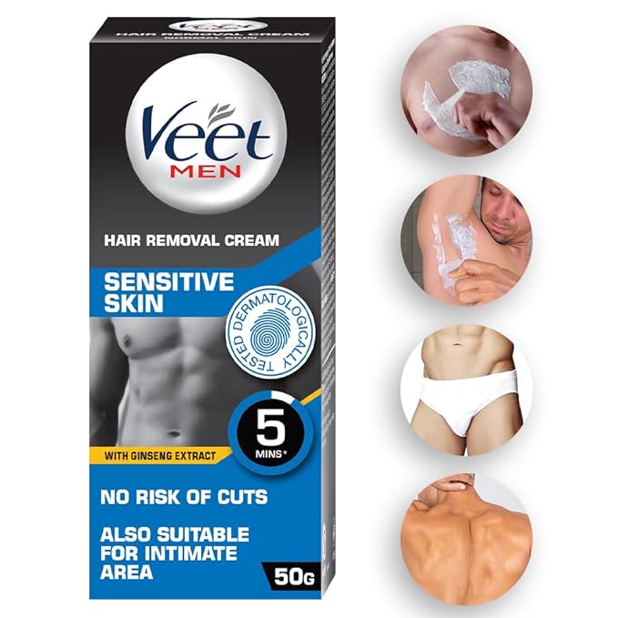 Veet Hair Removal Cream for Men Sensitive Skin - 50 gms