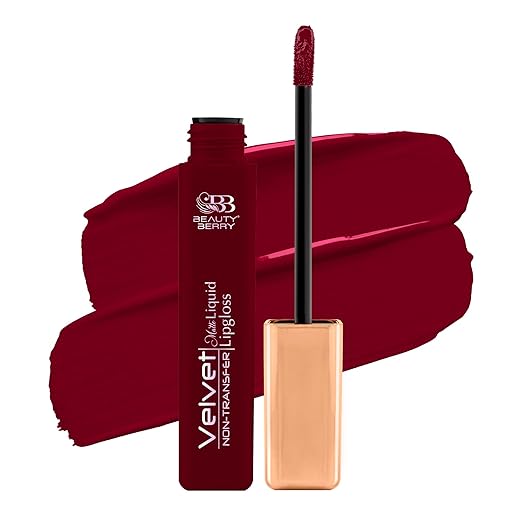 Beauty Berry Velvet Non Transfer Liquid Lipstick Subtle Red - 5 gms