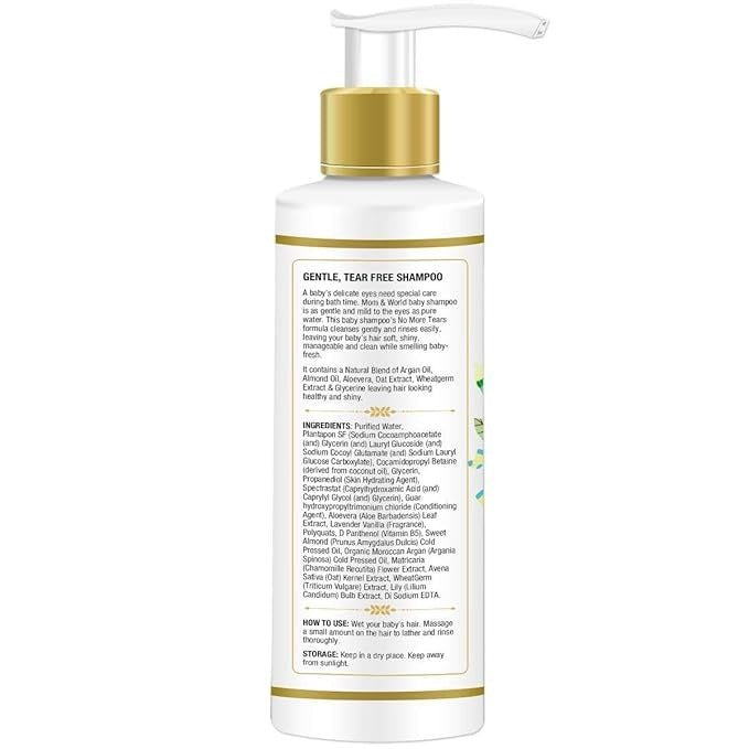 Mom & World Tear Free Baby Shampoo - 200 ml