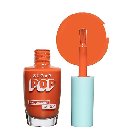 Sugar Pop Nail Lacquer Tangerine Queen (Bright Orange) - 10 ml