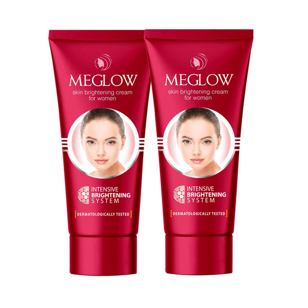 Meglow Skin Brightening Cream For women - 50 gms (Pack of 2)