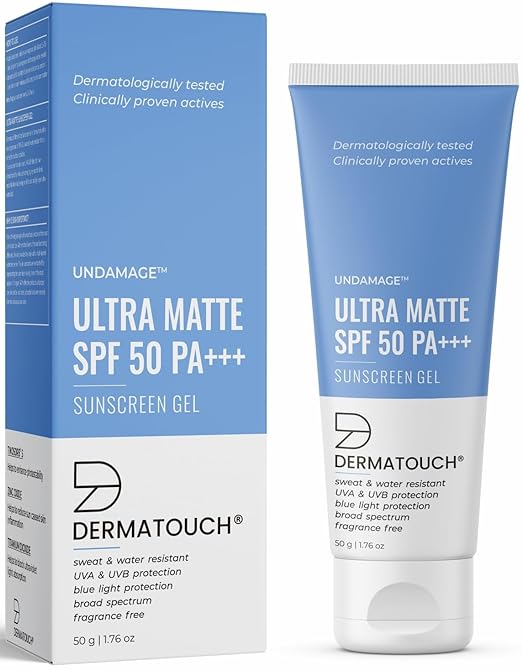 Dermatouch Undamage Ultra Matte Sunscreen Gel SPF 50 PA+++ - 50 gms