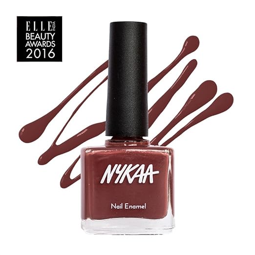 Nykaa Nail Enamel Polish - Marsala Chai 01 - 9 ml