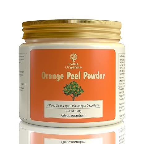 Indus Organics Orange Peel Powder Face Pack - 120 gms