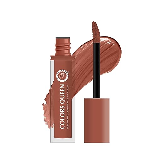 Colors Queen Sensational Liquid Matte Lipstick 09 Nude It - 7 gms