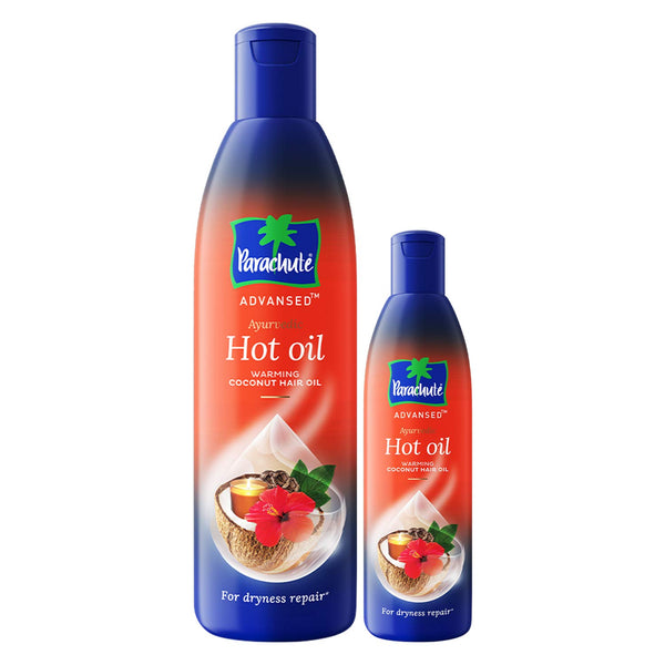 Parachute Advansed Ayurvedic Hot Oil - (400 +90 ml)