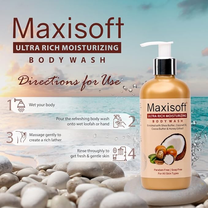 Maxisoft Ultra Rich Moisturizing Body Wash - 300 Ml