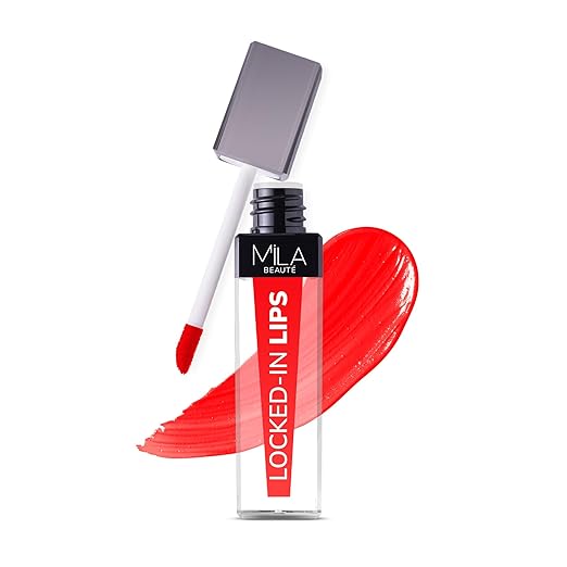 Mila Beaute Locked in Lips Liquid Lipstick Cherry Sundae (Matte) - 4.5 ml