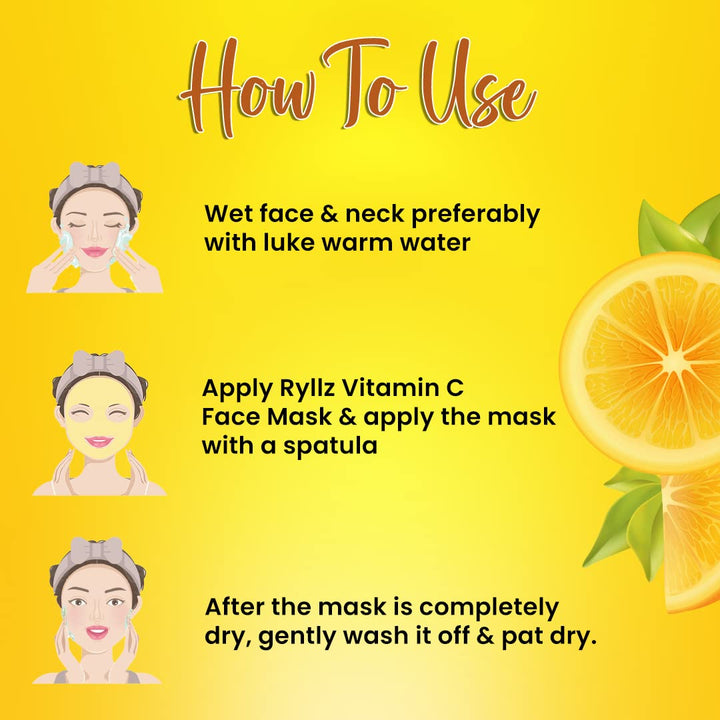 Ryllz Essentials Vitamin C Clay Face Mask - 100 ml