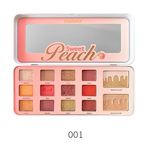 Maliao Sweet Peach Eyeshadow Palette 02 - 18 gms