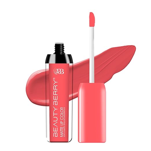 Beauty Berry Soft & Matte Waterproof Lip Color Liquid Lipstick 15 Blooming Spring - 4.5 ml
