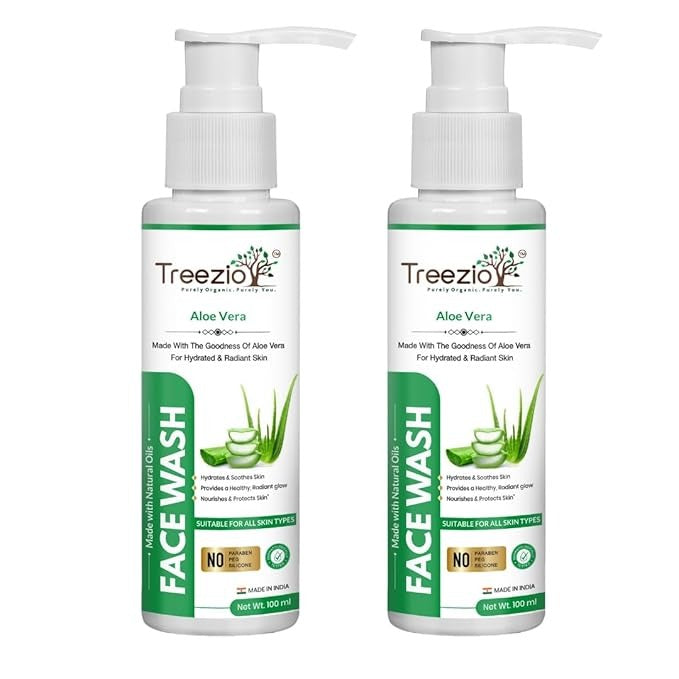 Treezio Aloe Vera Face Wash - 100 ml