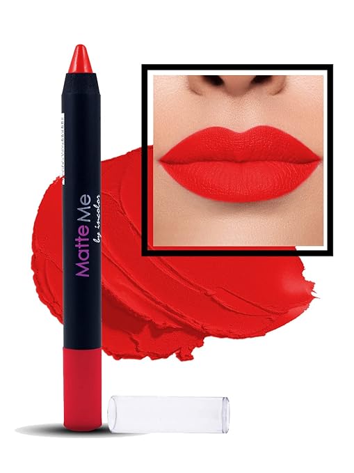 Incolor Matte Me Crayon Lipstick Long Lasting Waterproof Shade No.6 - 2.3 gms