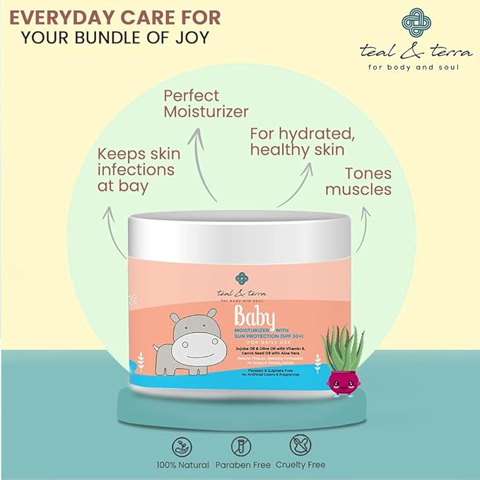 Teal & Terra Baby Daily Moisturizing Body Lotion Spf 30+ - 50 Gms
