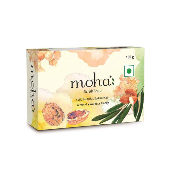 Moha Scrub Soap - 100 gms (Pack of 3)