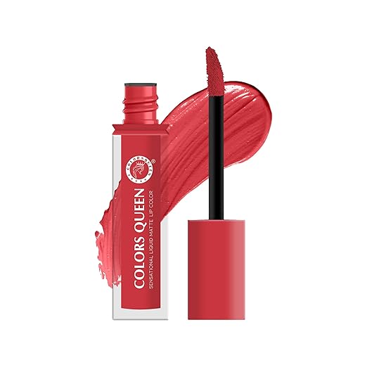 Colors Queen Sensational Liquid Matte Lipstick 08 Pink Goes On - 7 gms