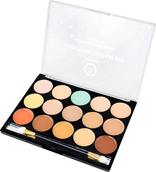 Colors Queen Contour Cream Kit Matte Concealer Base Palette - 100 gms
