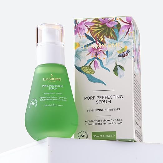 LuxaDerme Pore Perfecting Face Serum Minimizes Pores Controls Oil - 30 ml