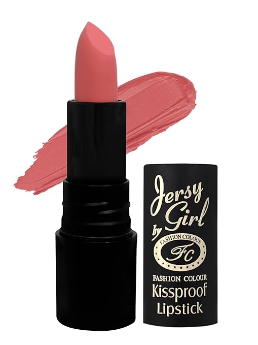 Fashion Colour Jersey Girl By Kissproof Matte Lipstick Couch Shell - 3.8 gms