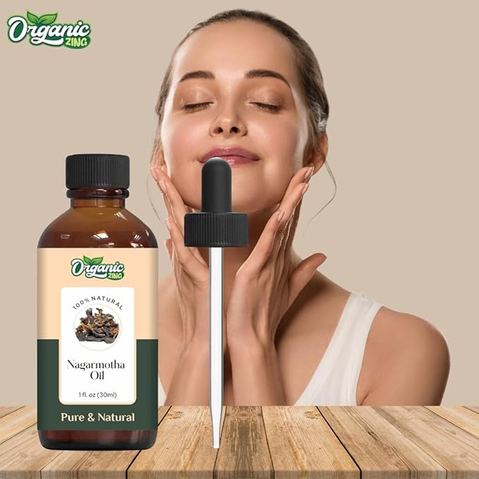 Organic Zing Nagarmotha (Cyperus Scariosus) Oil | Essential Oil for Aroma, Diffuser, Skincare & Massage - 30 Ml