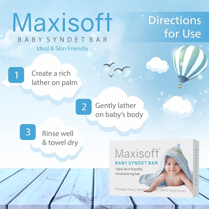Maxisoft Baby Syndet Bar - 75 Gms