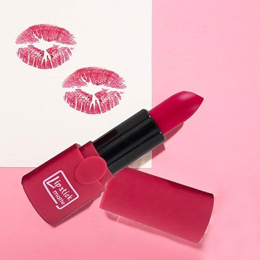 Kiss Beauty LTS Matte Color Lipstick Color Preppy Pink  - 20 gms