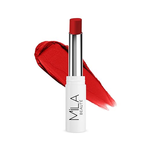 Mila Beaute 24 Hrs Locked In Lips Transfer Proof Lipstick Fresh Tomato - 3.2 gms