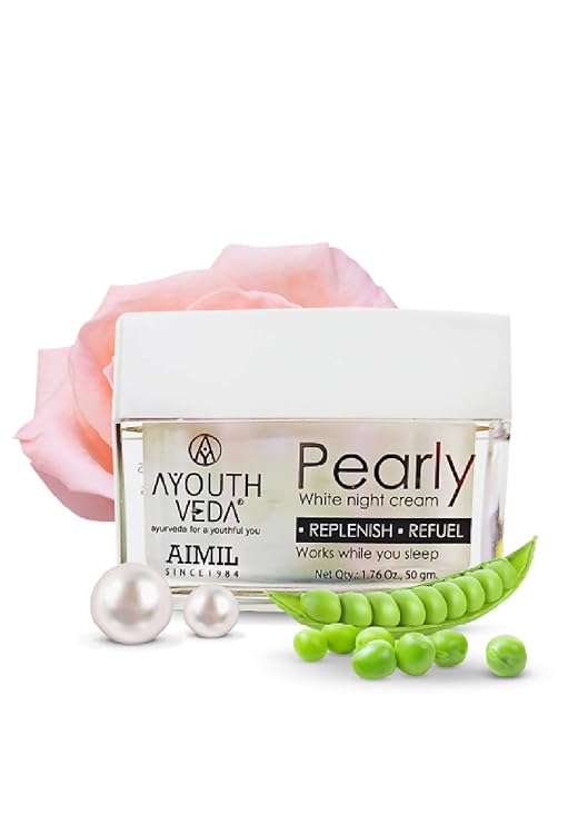 Ayouthveda Pearly White Night Cream - 50 gms