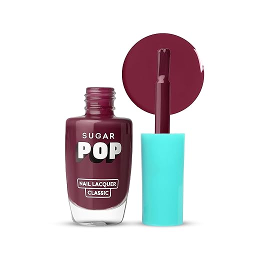 Sugar Pop Nail Lacquer Burgundy Bloom (Maroon) - 10 ml