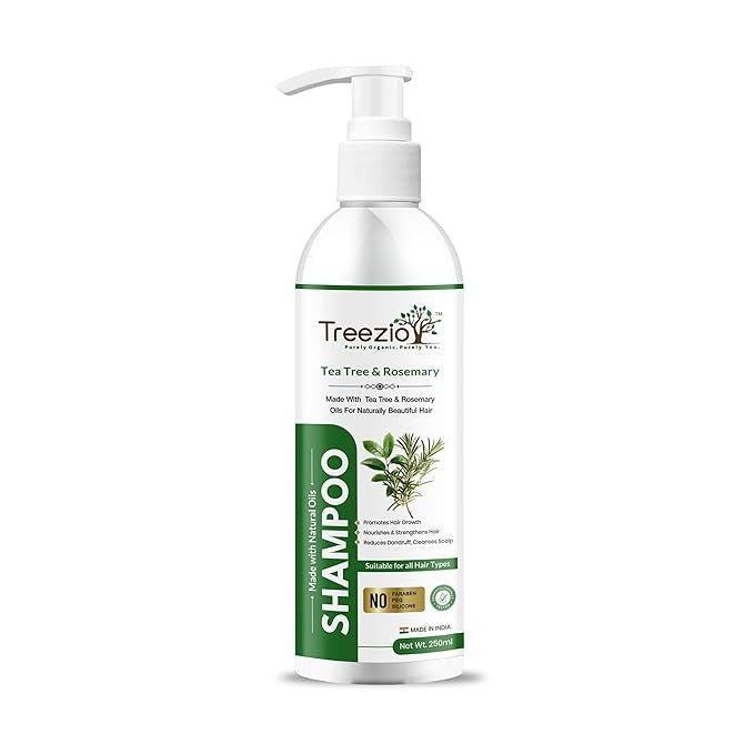 Treezio Tea Tree & Rosemary Shampoo - 250 gms