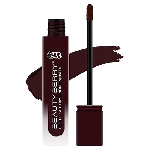 Beauty Berry Hold Up All Day Liquid Lipstick Deep Maroon - 7.5 gms
