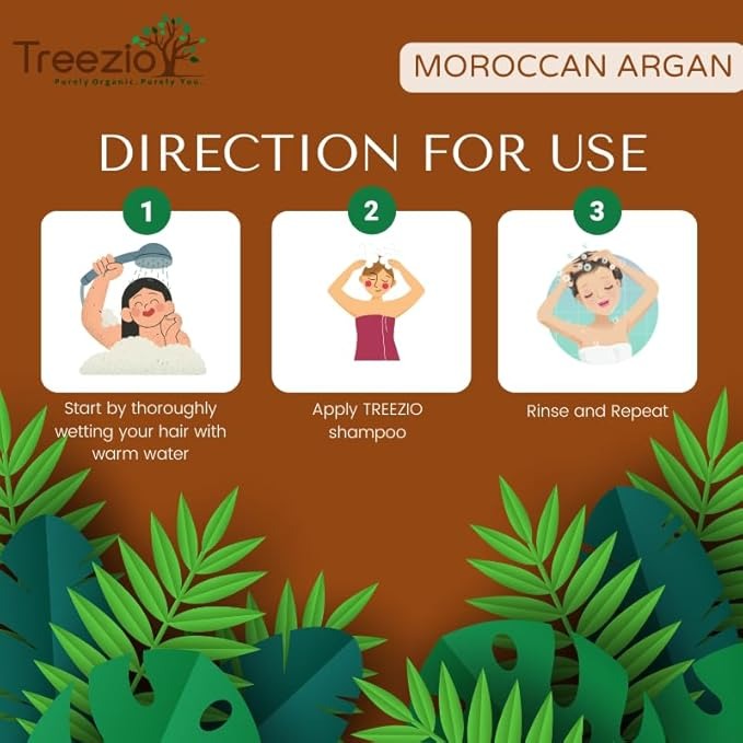 Treezio Moroccan Argan Oil Shampoo - 250 ml