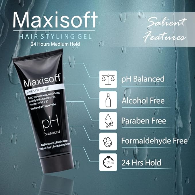 Maxisoft Hair Styling Gel - 100 Ml