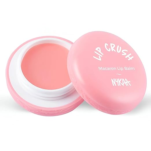 Nykaa Lip Crush Macaron Lip Balm - Strawberry - 1.8 gms