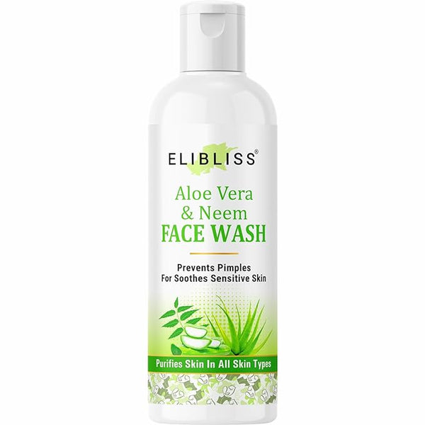 Elibliss Neem and Aloe Vera Natural Face Wash - 50 ml