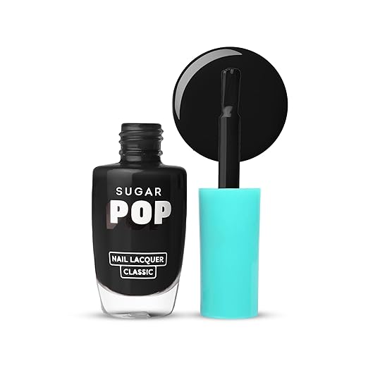 Sugar Pop Nail Lacquer Black Berry (Black) - 10 ml