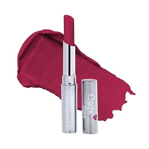 Beauty Berry Cute Lips Matte Lipstick Rich Mahroon - 2.4 gms