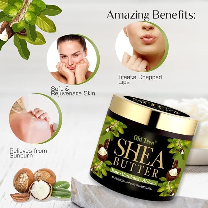 Old Tree Raw African Shea Body Butter - 100 gms