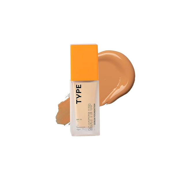 Type Beauty Matte Up Serum Foundation 128 Latte - 150 gms