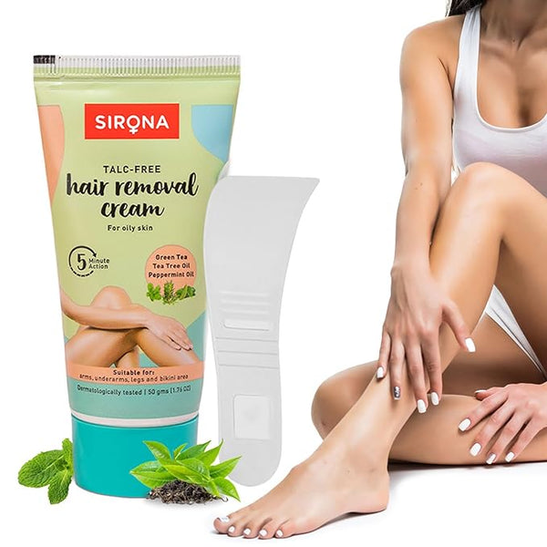 Sirona Hair Removal Cream for Oily Skin - 50 gms