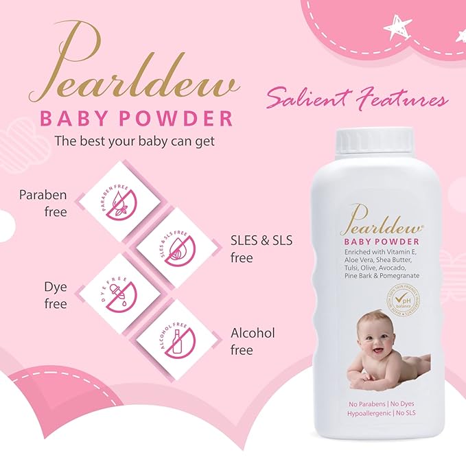 Pearldew Baby Powder - 200 Gms