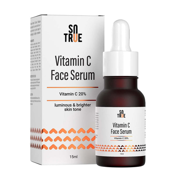 Sotrue 20% Vitamin C Face Serum With Hyaluronic Acid - 15 ml