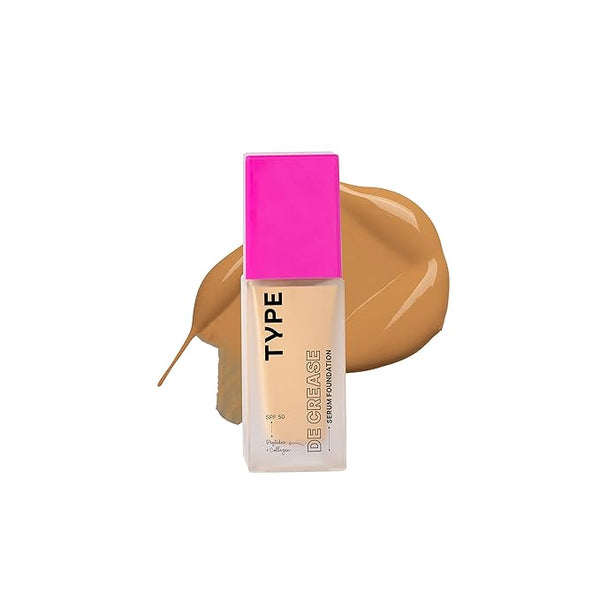 Type Beauty De Crease Serum Foundation Colour 220 Cookie - 153 gms