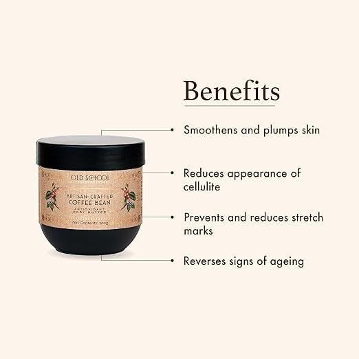 Old School Rituals Artisan-Crafted Coffee Bean Body Butter - 200 gms