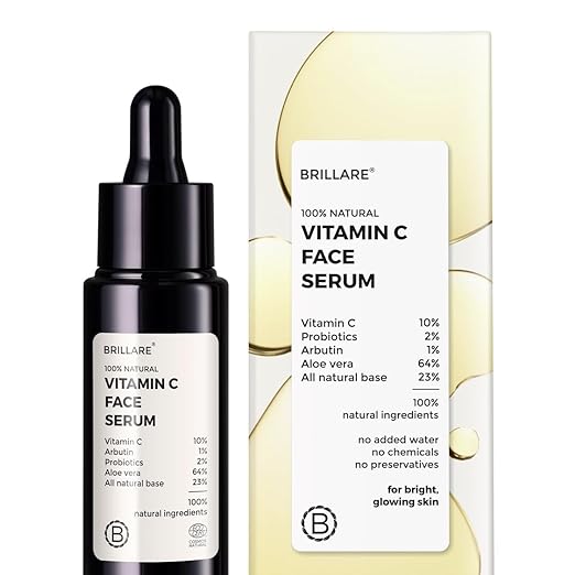 Brillare 10% Vitamin C Face Serum for Bright & Glowing Skin