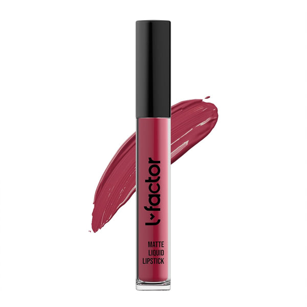 L Factor New York Matte Trap Liquid Lipstick Plum Red - 5 ml